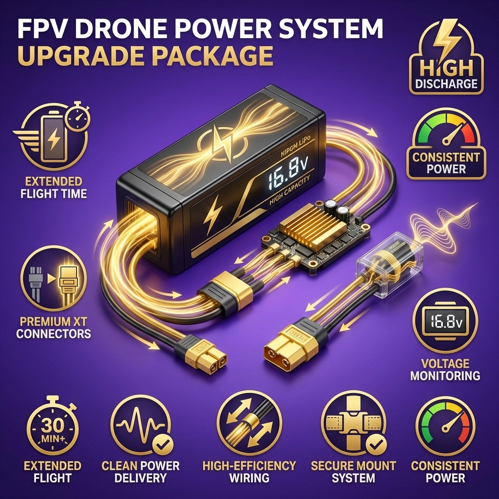 FPV Drone Support Package Upgrade - Power System