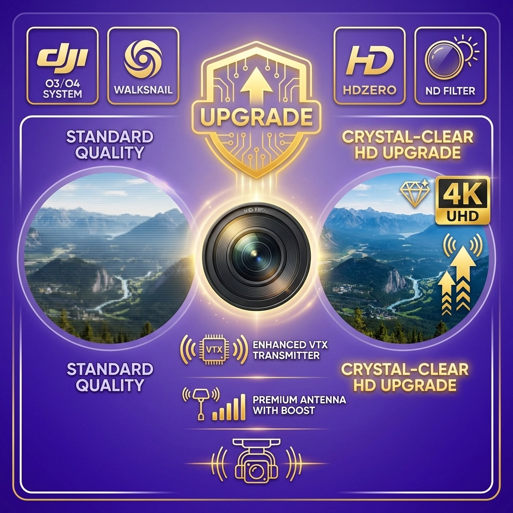 FPV Drone Support Package Upgrade - Video & Camera Systems