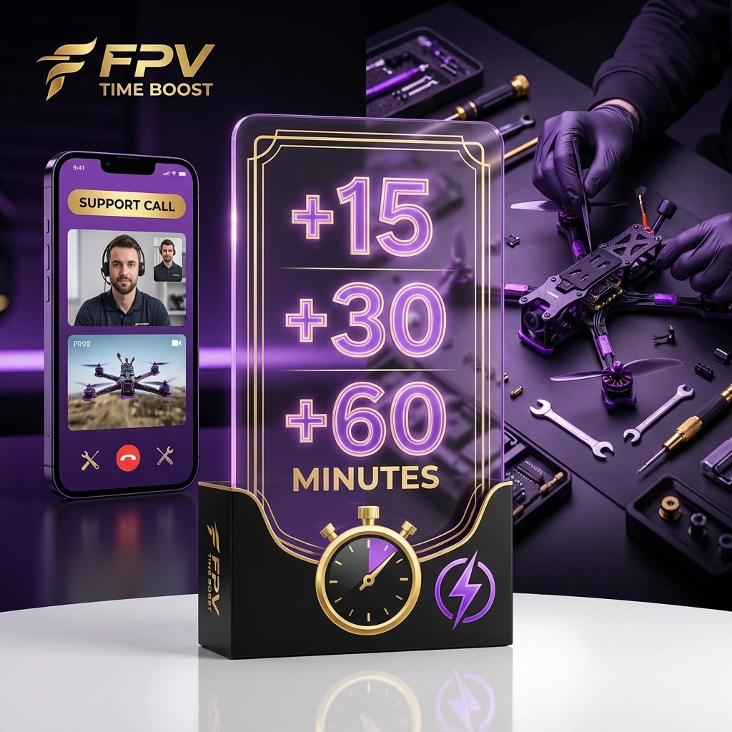 FPV Drone – ⚡ Phone/Video Troubleshooting Time Extension Packages ⚡