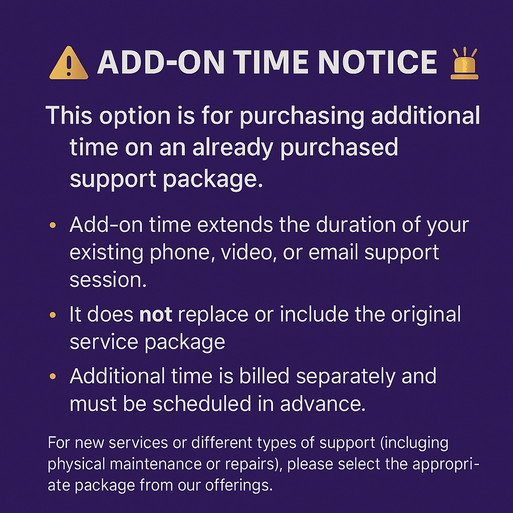 FPV Drone – ⚡ Phone/Video Troubleshooting Time Extension Packages ⚡ - Image 2