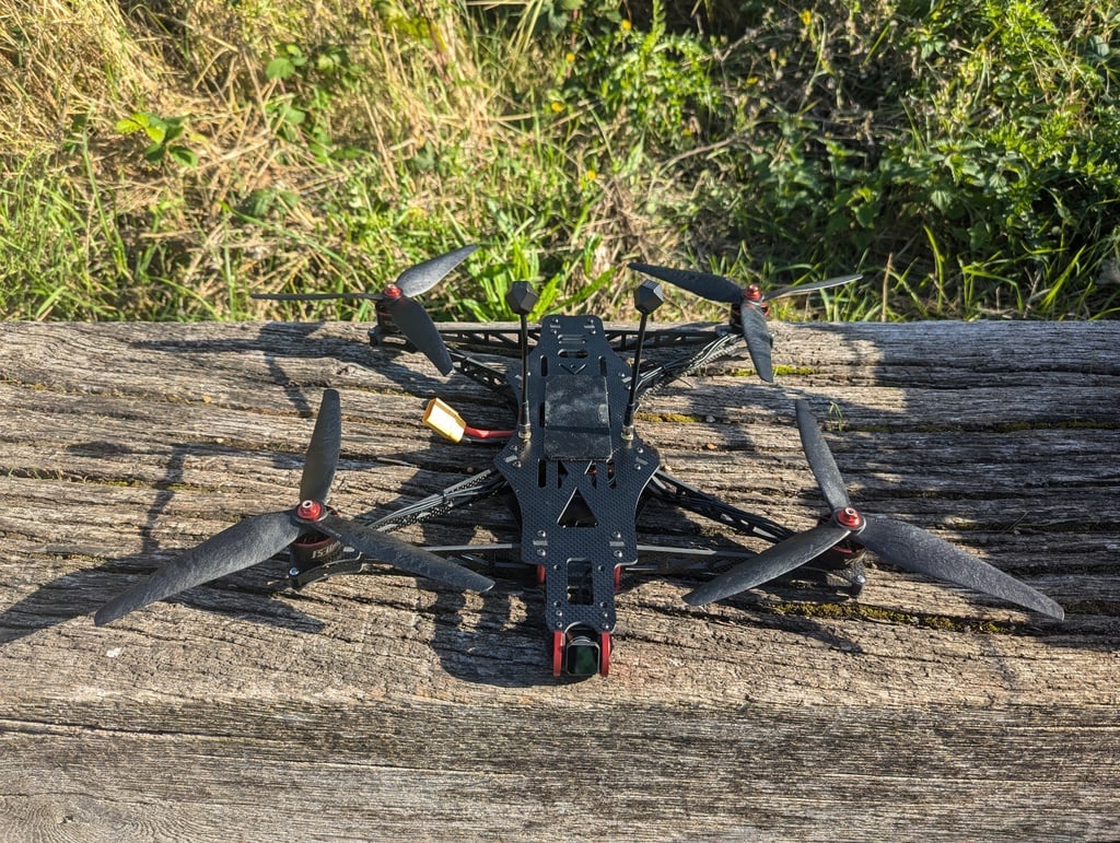 AOS UL10 V5 Long-Range Suite — 3D-Printed GPS Pods, Antenna Masts & Arm Shields