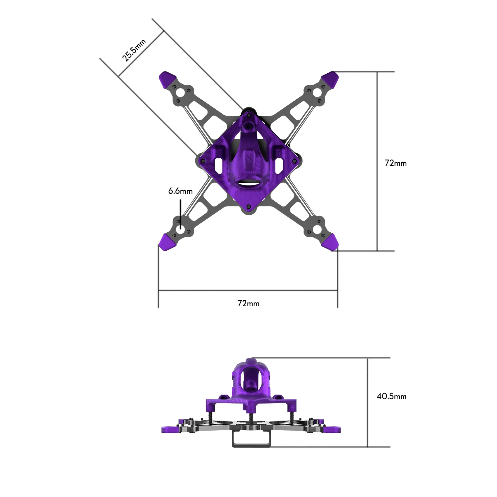 Flywoo Firefly 18 1S Nano Baby V3 O4 Frame Kit - Image 8