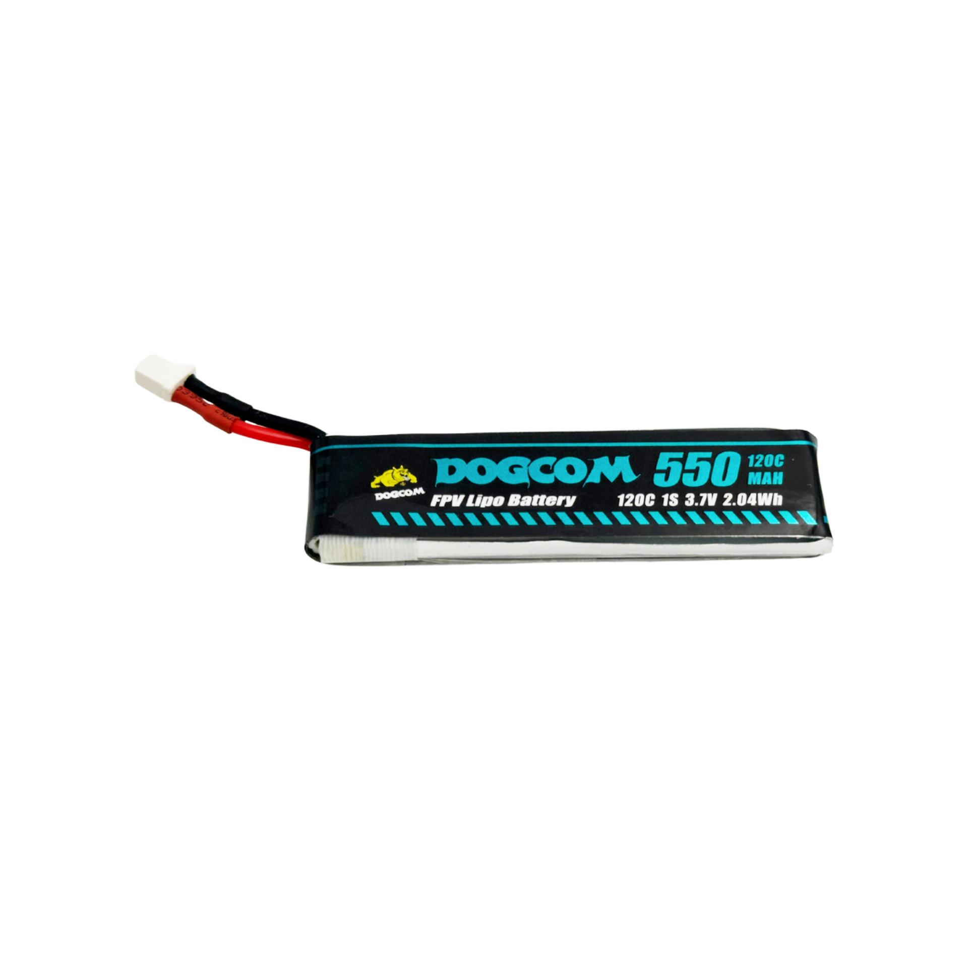 DOGCOM 550mAh 120C 1S 3.7V FPV LiPo Battery with BT2.0 Plug