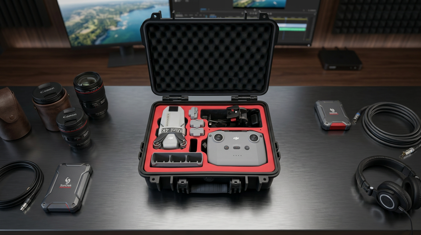 Used DJI Mini 4K Fly More Combo 4K Camera Drone Bundle - Image 2