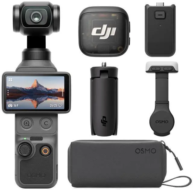 NEW - DJI Osmo Pocket 4 Creator Combo 4K Pocket Gimbal Camera